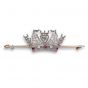 Naval Crown Brooch - 02020983 | Heming Diamond Jewellers | London