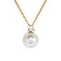 Pearl and Diamond Pendant - 00020107 | Heming Diamond Jewellers | London