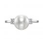 Pearl and Diamond Ring - 00022214 | Heming Diamond Jewellers | London