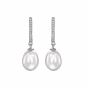 Pearl & Diamond Earrings - 00024151 | Heming Diamond Jewellers | London