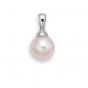 Pearl Drop Pendant - 00021893 | Heming Diamond Jewellers | London