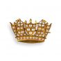 Pearl Naval Crown Brooch - 02021325 | Heming Diamond Jewellers | London