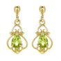 Peridot Drop Earrings - 00019996 | Heming Diamond Jewellers | London