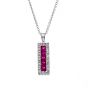 Ruby and Diamond Pendant - 02023520 | Heming Diamond Jewellers | London