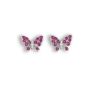 Ruby Butterfly Earrings - 00025250 | Heming Diamond Jewellers | London