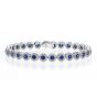 Sapphire and Diamond Bracelet - 01017592 | Heming Diamond Jewellers | London