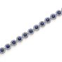 Sapphire and Diamond Bracelet - 01017592 | Heming Diamond Jewellers | London