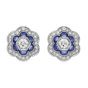 Sapphire and Diamond Clusters - 00019744 | Heming Diamond Jewellers | London