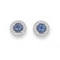 Sapphire and Diamond Earrings - 00022816 | Heming Diamond Jewellers | London