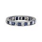 Sapphire and Diamond Full Eternity Ring - 00018698 | Heming Diamond Jewellers | London