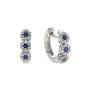 Sapphire and Diamond Hoop Earrings - 00021409 | Heming Diamond Jewellers | London