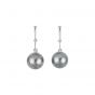 Tahitian Pearl Drop Earrings - 00022629 | Heming Diamond Jewellers | London