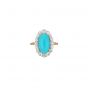 Turquoise and Diamond Cluster Ring - 03018233 | Heming Diamond Jewellers | London