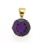 Vintage Amethyst Pendant - 00019960 | Heming Diamond Jewellers | London