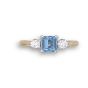 Vintage Aquamarine & Diamond Ring - 02024080 | Heming Diamond Jewellers | London