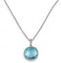 Blue Topaz Pendant - 00021625 | Heming Diamond Jewellers | London