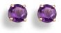 Amethyst Stud Earrings - 00024828 | Heming Diamond Jewellers | London