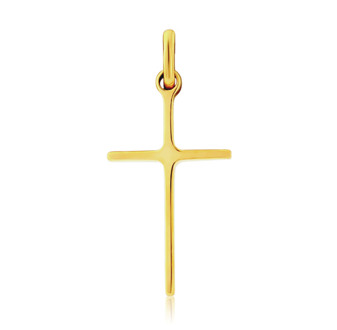 Gold Cross Pendant - 00022738 | Heming Diamond Jewellers | London