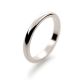 18ct White Gold 2mm D-Shaped  Wedding Ring - 00018966 | Heming Diamond Jewellers | London