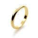 18ct Yellow Gold 2mm D-Shaped Wedding Ring - 00018954 | Heming Diamond Jewellers | London