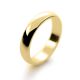 18ct Yellow Gold 4mm D-Shaped Wedding Ring - 00018957 | Heming Diamond Jewellers | London