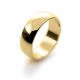 18ct Yellow Gold 7mm D-Shaped Wedding Ring - 00018960 | Heming Diamond Jewellers | London