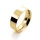 18ct Yellow Gold 7mm Flat Court Shape Wedding Ring - 00018936 | Heming Diamond Jewellers | London