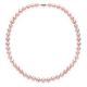 8 - 8.5mm Pink Pearl Necklace - 02020392 | Heming Diamond Jewellers | London