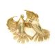 9ct Yellow Gold Lovebirds Brooch - 00021272 | Heming Diamond Jewellers | London