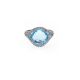 Blue Topaz And Diamond Ring - 00021149 | Heming Diamond Jewellers | London