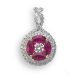 Ruby and Diamond Pendant