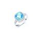 Blue Topaz Ring - 00024125 | Heming Diamond Jewellers | London