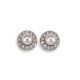 Pearl And Diamond Cluster Earrings - 00024149 | Heming Diamond Jewellers | London