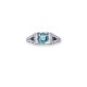 Aquamarine, Sapphire And Diamond Ring - 00024377 | Heming Diamond Jewellers | London