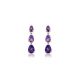 Amethyst Earrings - 00025050 | Heming Diamond Jewellers | London