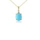 Turquoise and Diamond Pendant - 00025059 | Heming Diamond Jewellers | London