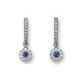 Sapphire and Diamond Drop Earrings