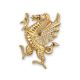 Diamond Dragon Brooch