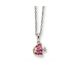 Pink Sappire Angelfish Pendant - 02022250 | Heming Diamond Jewellers | London