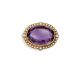 Antique Amethyst Brooch