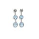 Blue Topaz Drop Earrings