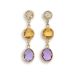 Multi Gem Drop Earrings