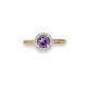 Amethyst and Diamond Cluster Ring - 00024126 | Heming Diamond Jewellers | London