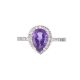 Amethyst and Diamond Ring - 00022718 | Heming Diamond Jewellers | London