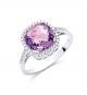 Amethyst And Diamond Ring - 02023524 | Heming Diamond Jewellers | London