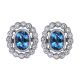 Aquamarine And Diamond Earrings - 02020842 | Heming Diamond Jewellers | London