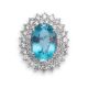 Aquamarine and Diamond Ring - 03018243 | Heming Diamond Jewellers | London