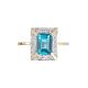 Blue Topaz and Diamond Ring - 00022712 | Heming Diamond Jewellers | London