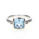 Blue Topaz & Diamond Ring - 00020827 | Heming Diamond Jewellers | London