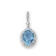 Blue Topaz Pendant - 02024475 | Heming Diamond Jewellers | London